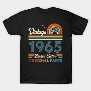 Vintage 1965 59th Birthday Gift For Men Women From Son Daughter T-Shirt